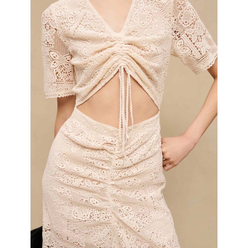 Maje Crochet Dress FR40 NEW NWT - Picture 3 of 13